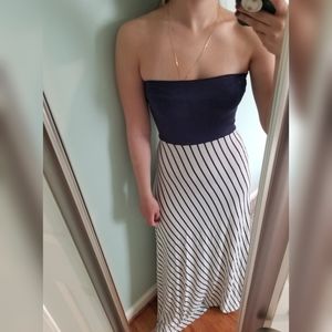 Strapless maxi dress or maxi skirt